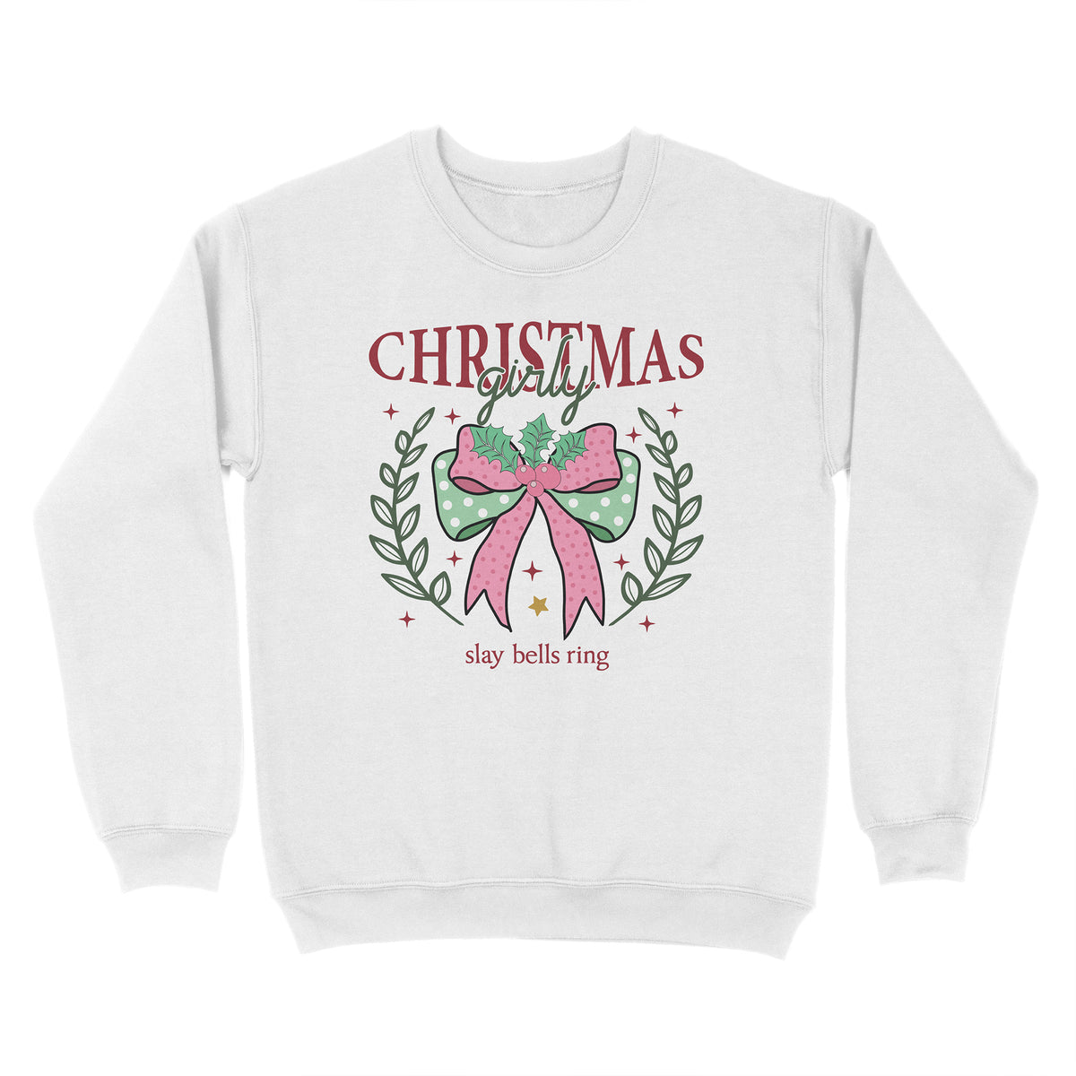Dainty Christmas Girly Sweatshirt