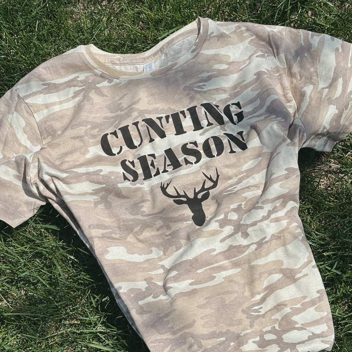 Dark Cunting Season Women&#39;s Fine Jersey Tee