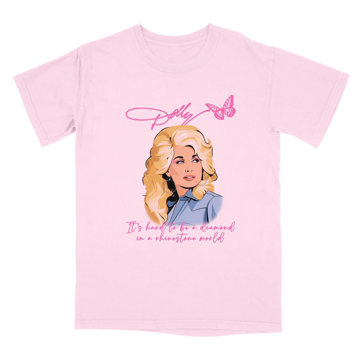 Diamond in a Rhinestone World Dolly Shirt