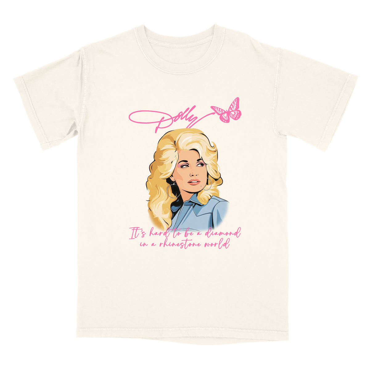 Diamond in a Rhinestone World Dolly Shirt