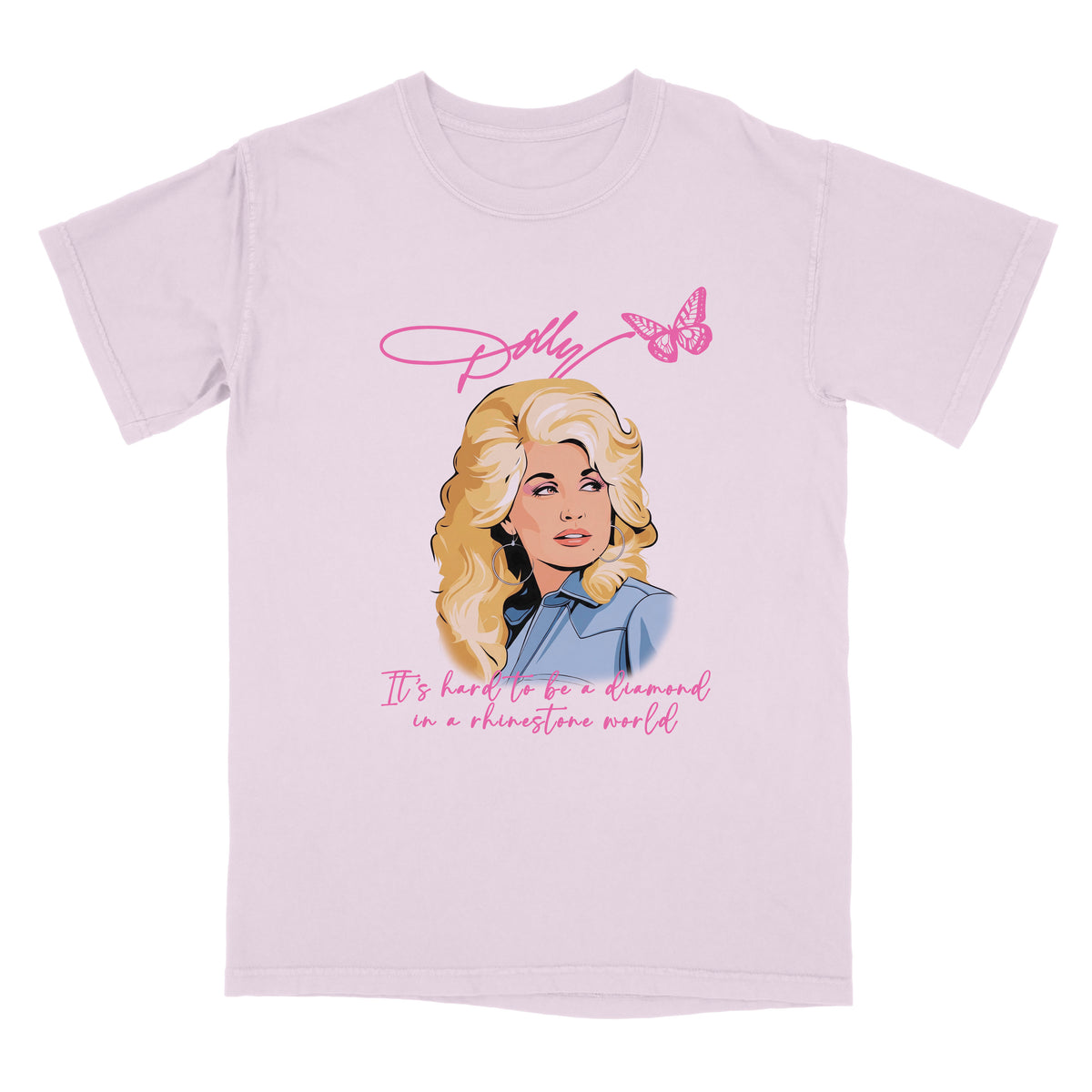 Diamond in a Rhinestone World Dolly Shirt