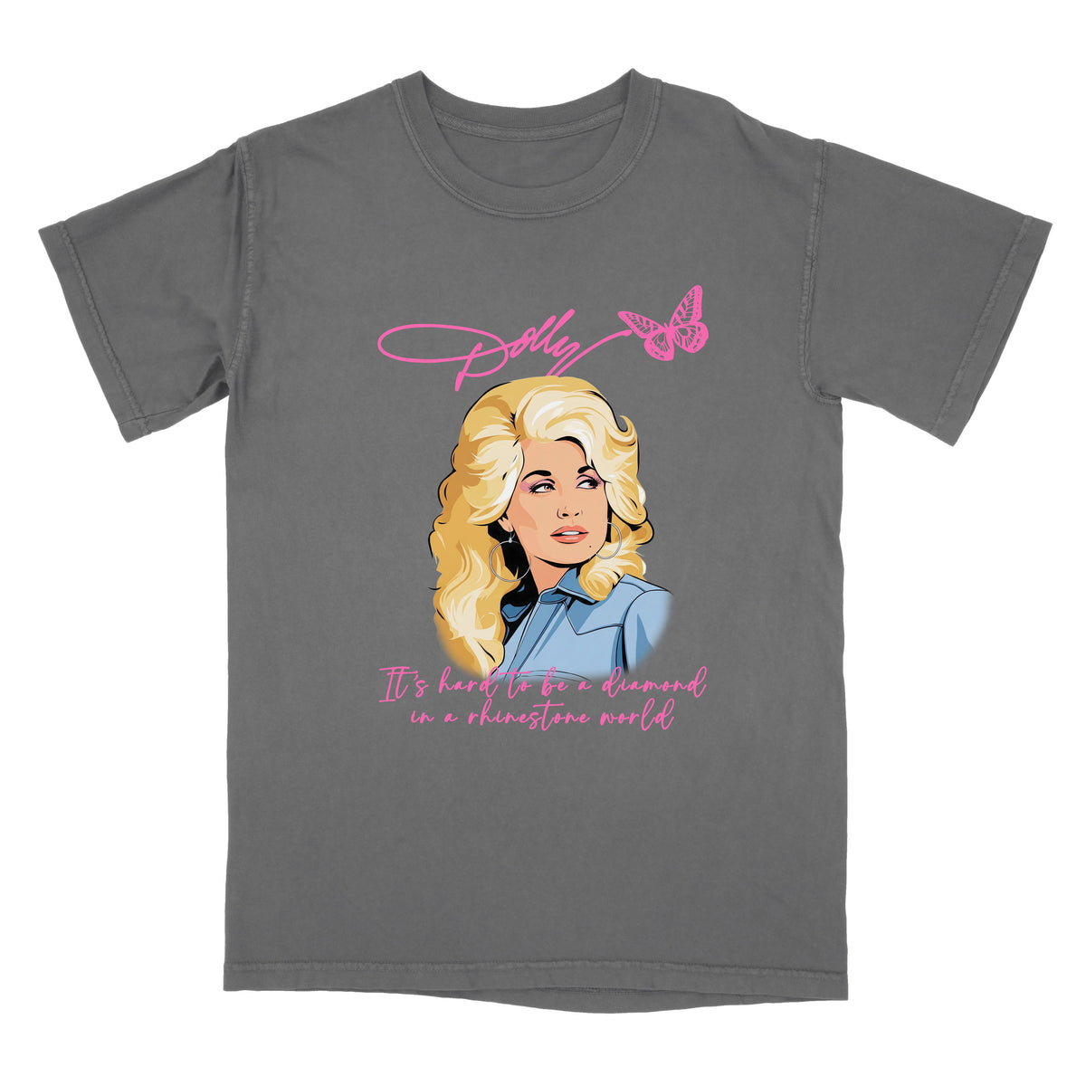 Diamond in a Rhinestone World Dolly Shirt