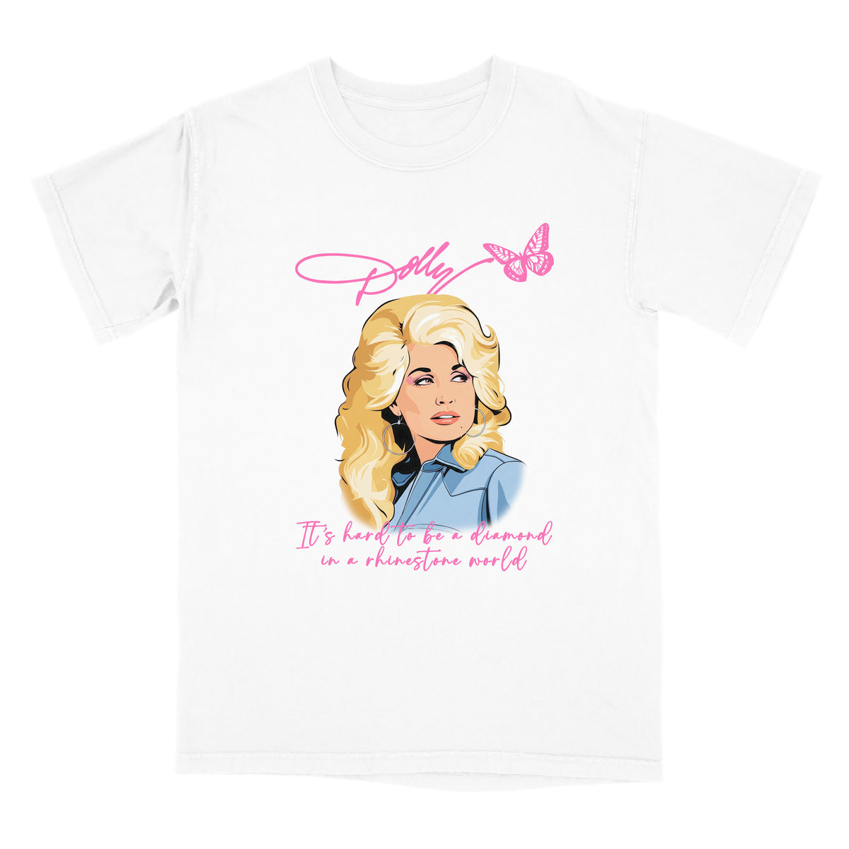Diamond in a Rhinestone World Dolly Shirt