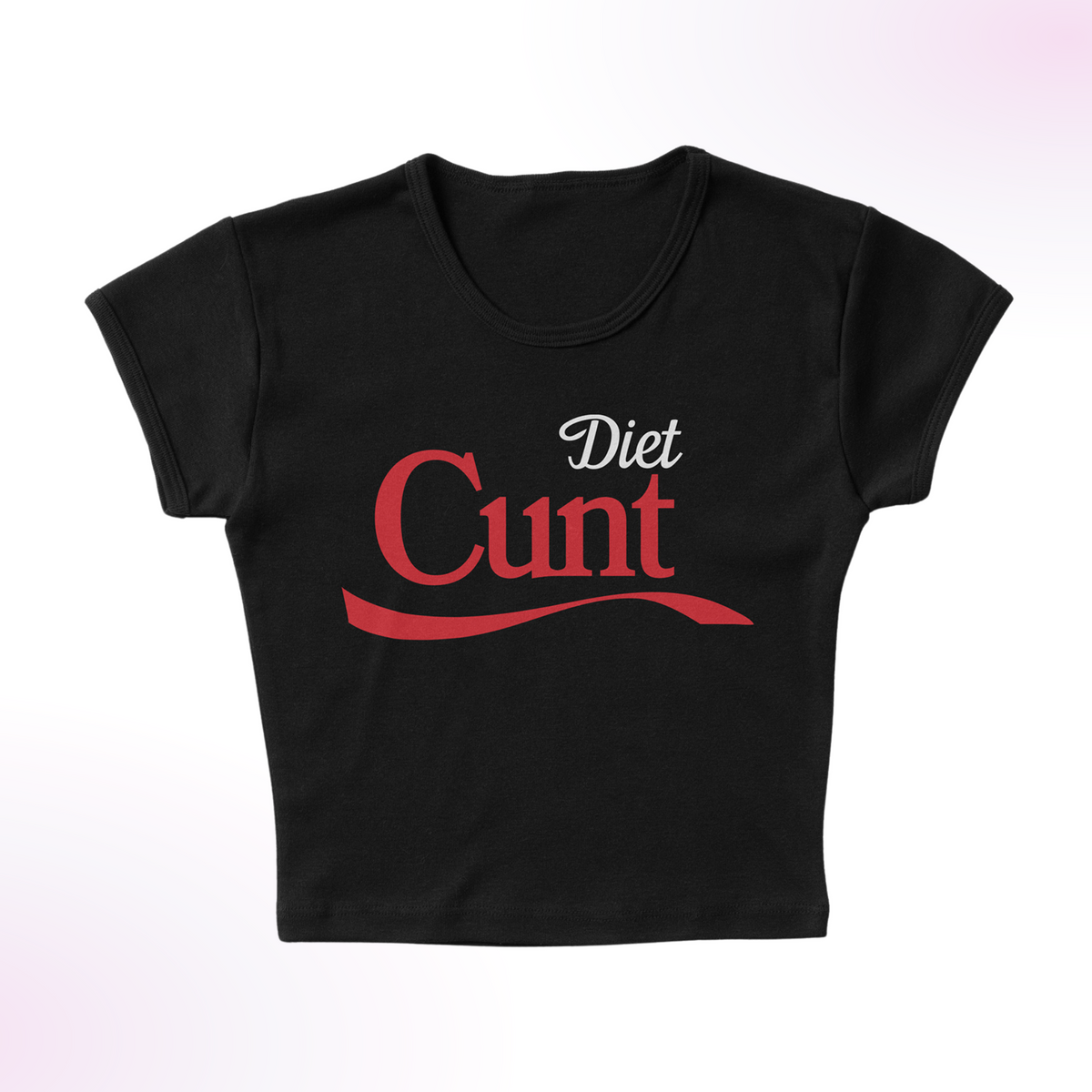 Diet Cvnt Micro Rib Baby Tee