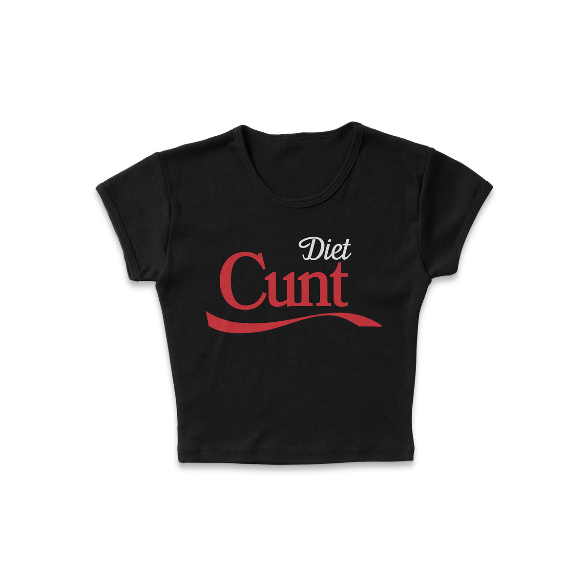 Diet Cvnt Micro Rib Baby Tee