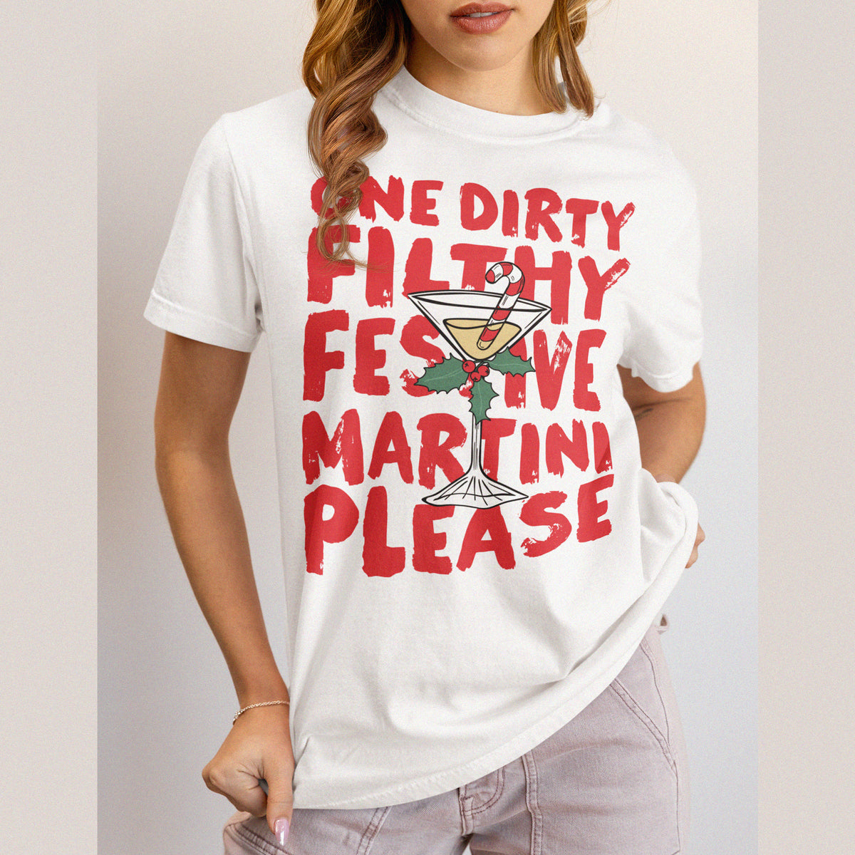 Dirty Festive Martini Heavyweight Shirt
