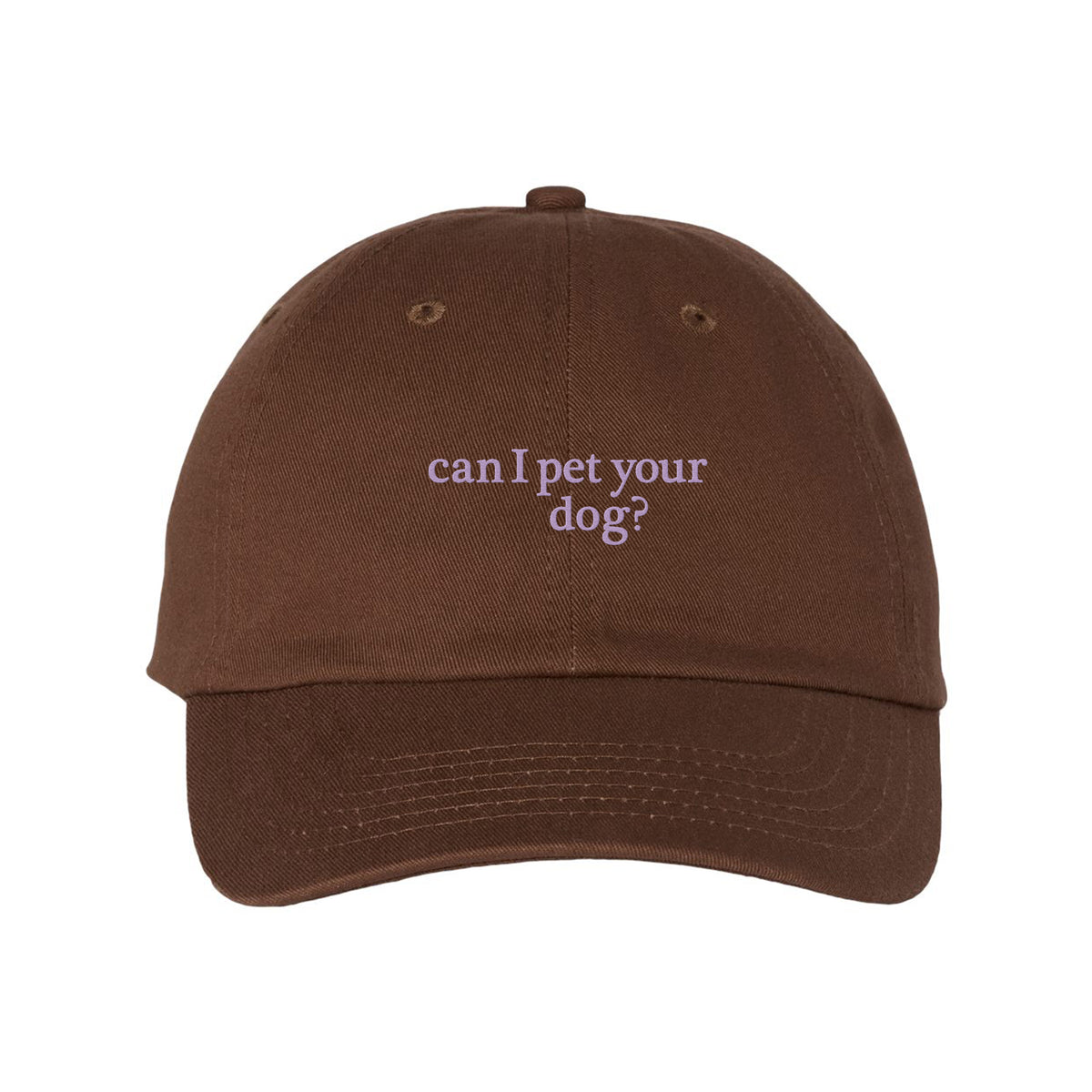 Dog Pets Embroidered Bio-Washed Classic Dad Hat