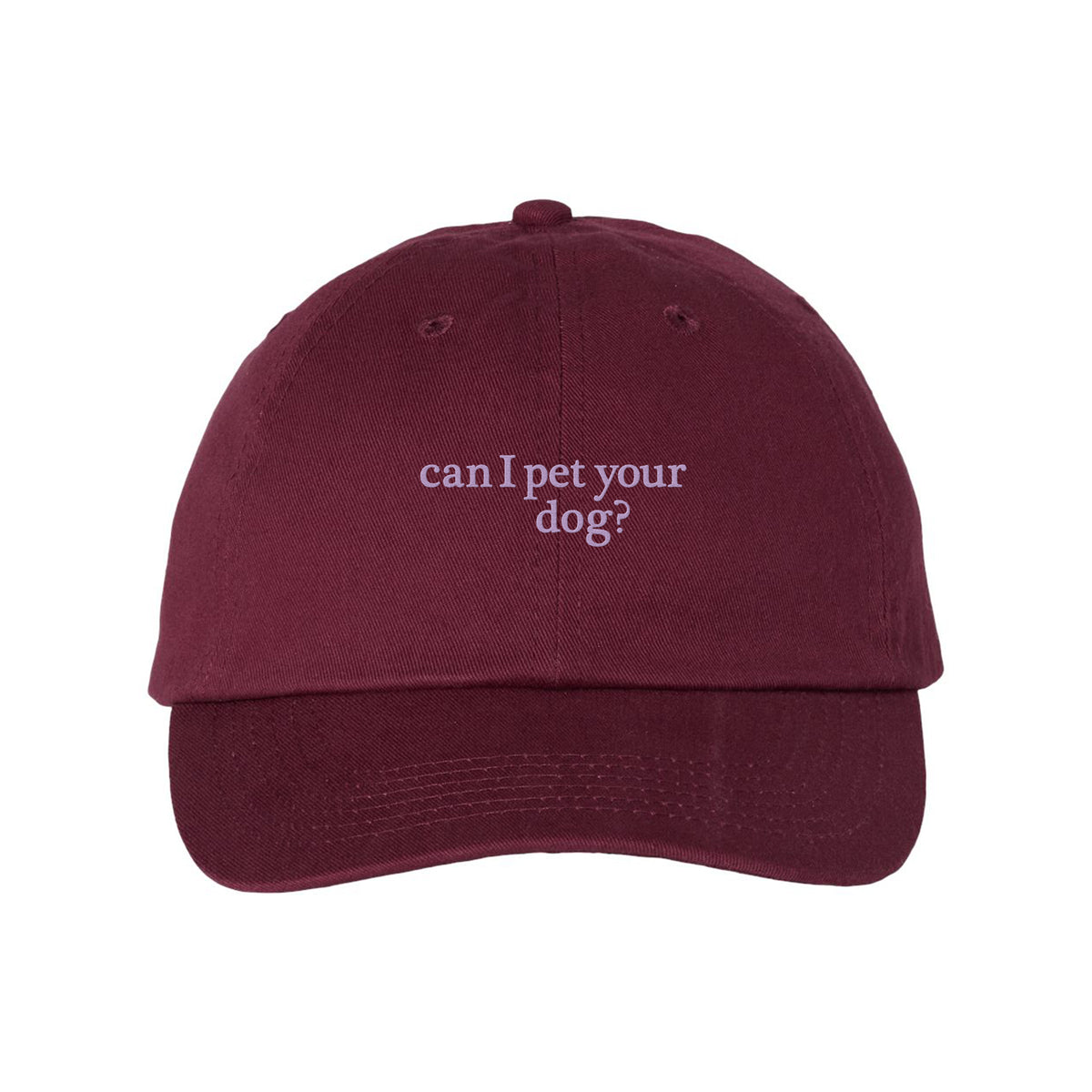 Dog Pets Embroidered Bio-Washed Classic Dad Hat