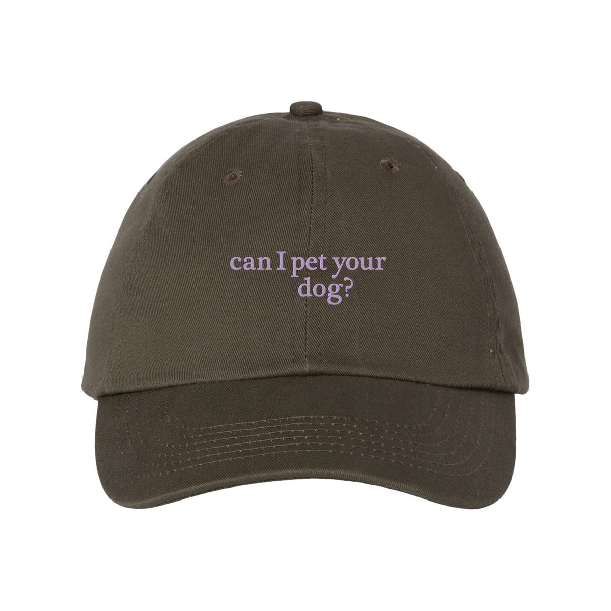 Dog Pets Embroidered Bio-Washed Classic Dad Hat