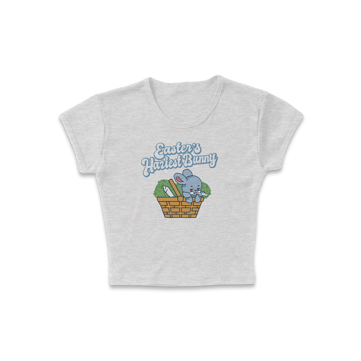 Easter&#39;s Haziest Bunny Micro Rib Baby Tee