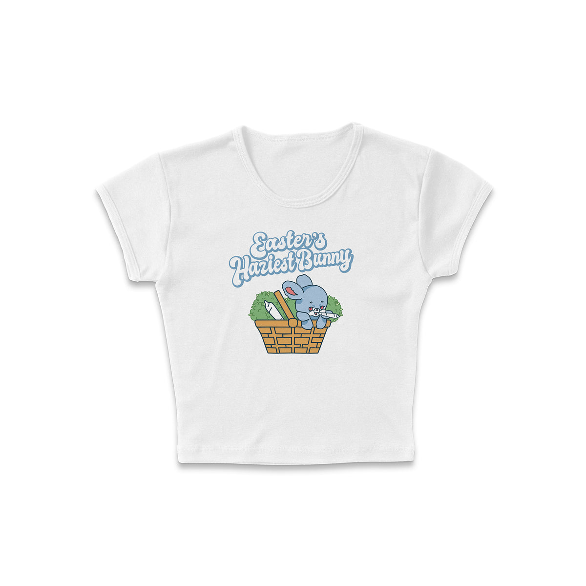 Easter&#39;s Haziest Bunny Micro Rib Baby Tee
