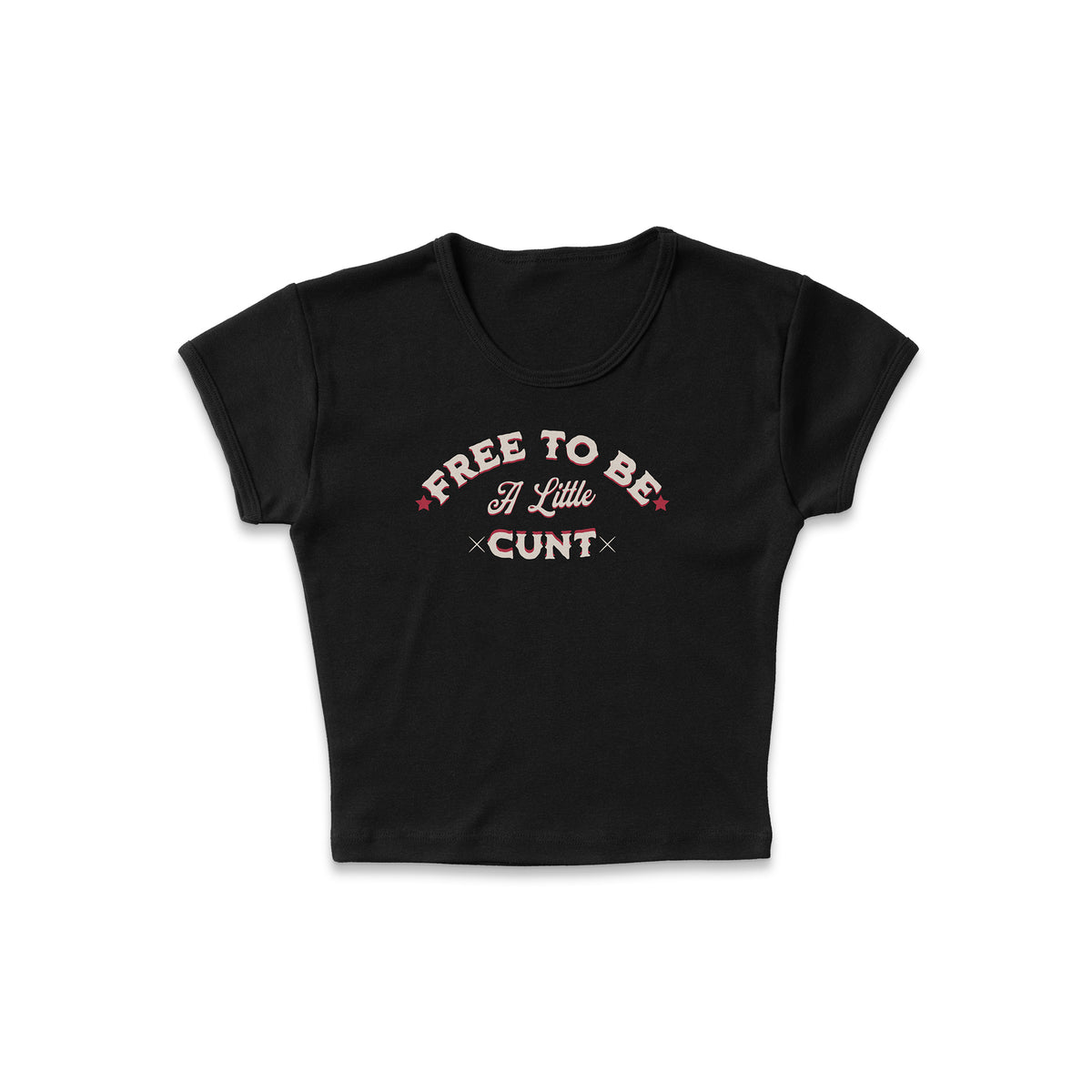 Free To Be Me Micro Rib Baby Tee