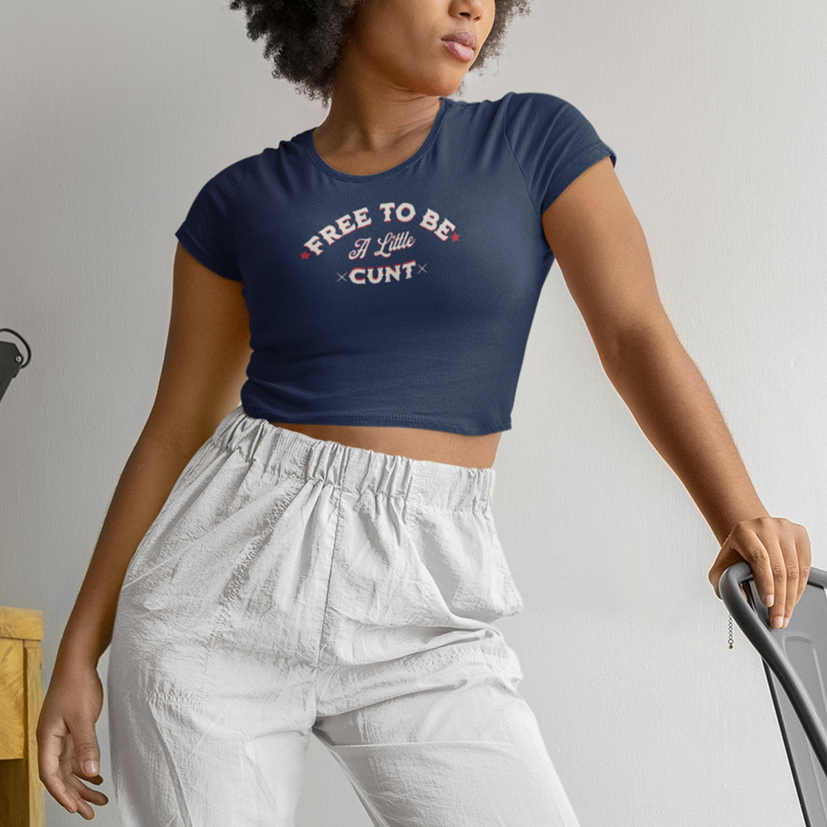 Free To Be Me Micro Rib Baby Tee