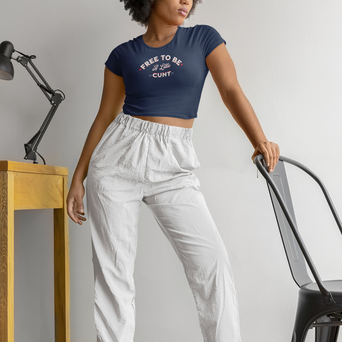 Free To Be Me Micro Rib Baby Tee