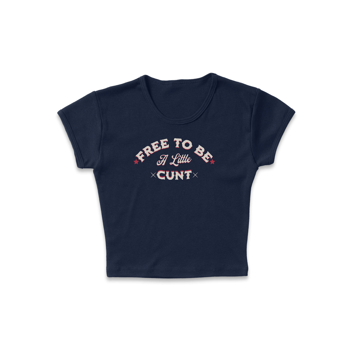 Free To Be Me Micro Rib Baby Tee