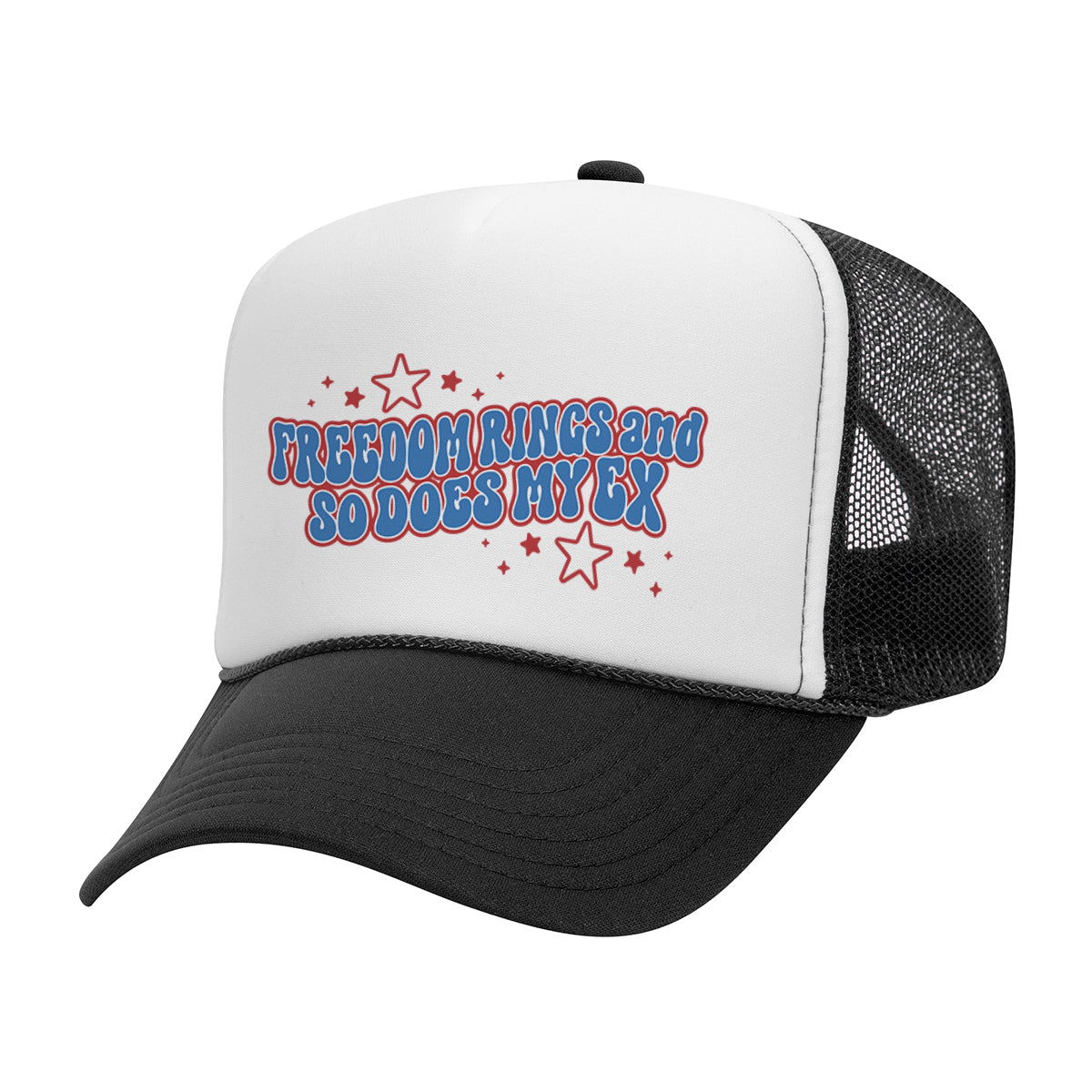 Freedom Rings Mesh Back Trucker Hat