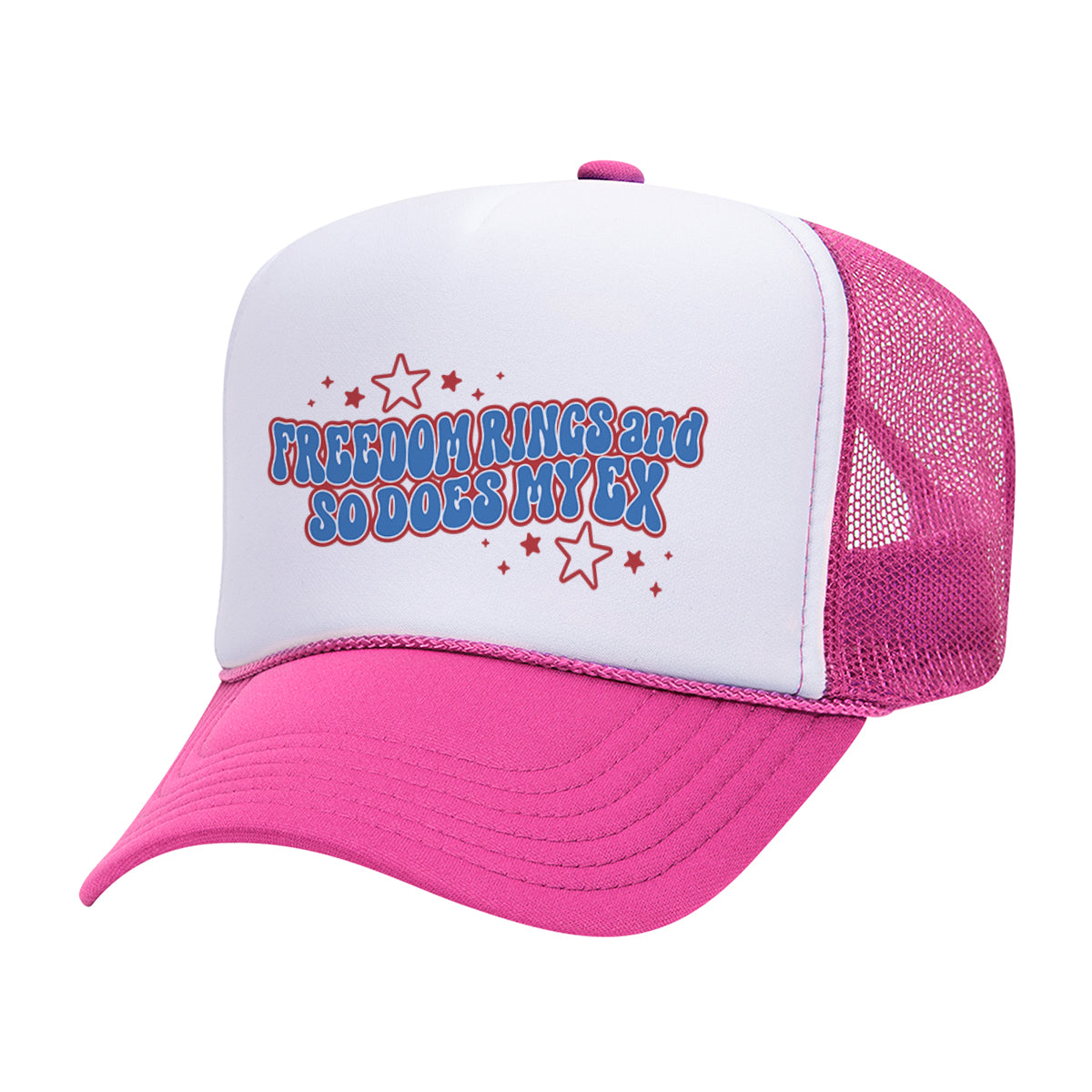 Freedom Rings Mesh Back Trucker Hat
