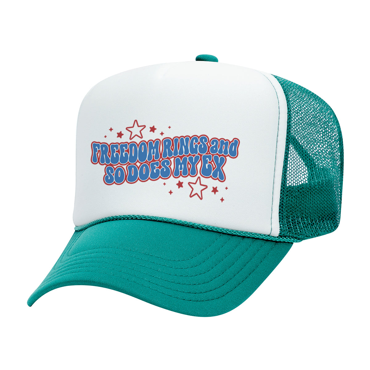 Freedom Rings Mesh Back Trucker Hat