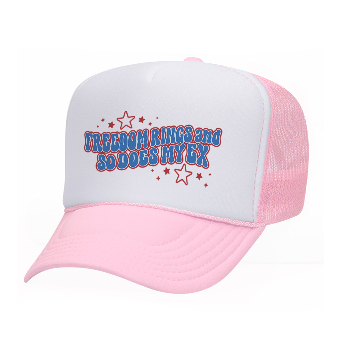 Freedom Rings Mesh Back Trucker Hat