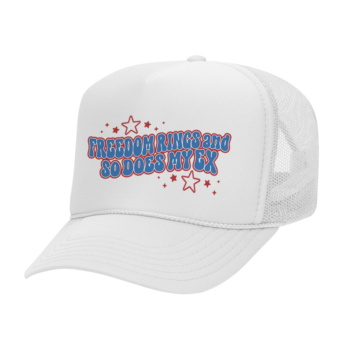 Freedom Rings Mesh Back Trucker Hat
