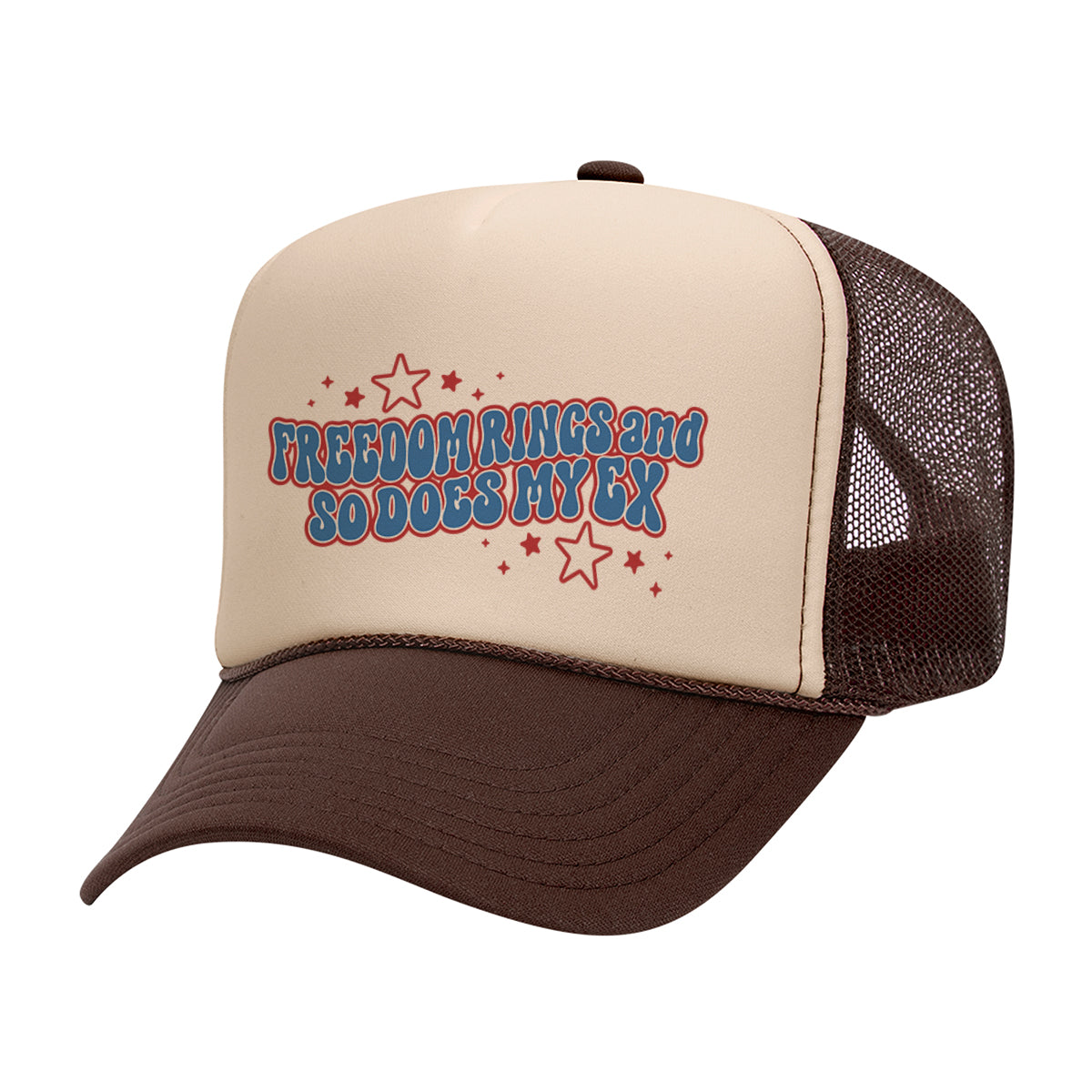Freedom Rings Mesh Back Trucker Hat