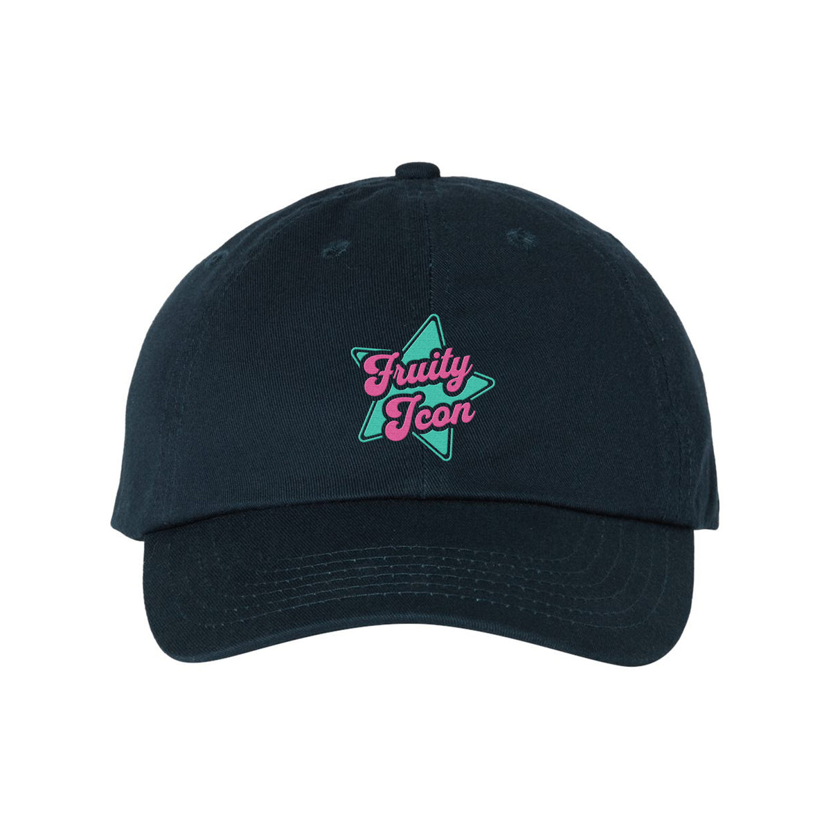 Fruity Icon Embroidered Bio-Washed Classic Dad Hat