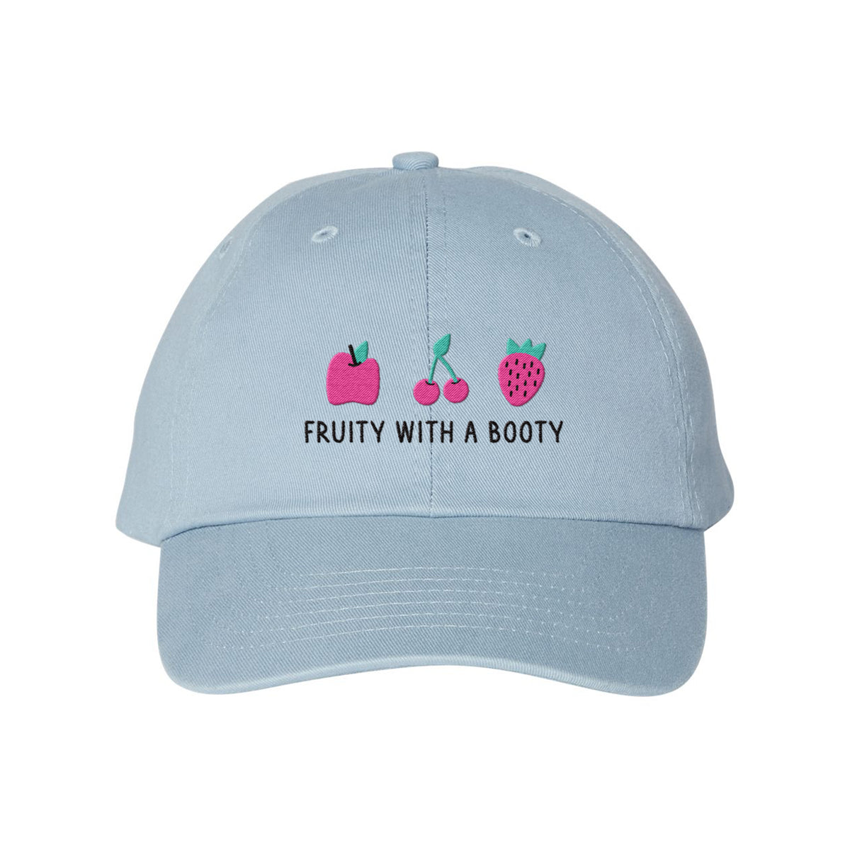 Fruity Booty Embroidered Bio-Washed Classic Dad Hat
