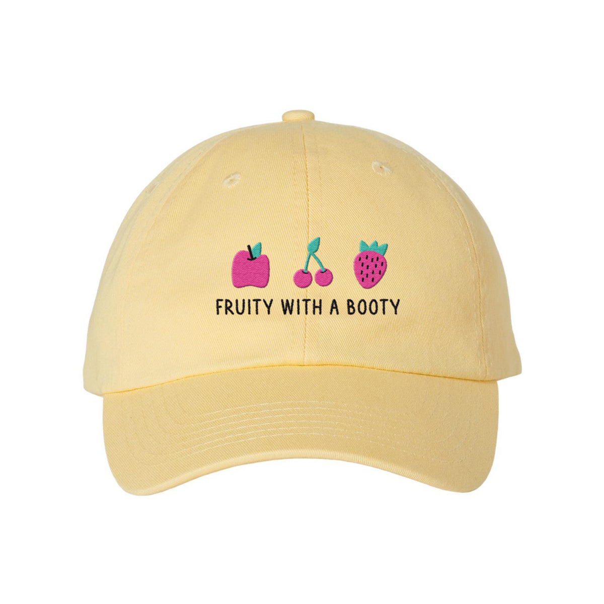 Fruity Booty Embroidered Bio-Washed Classic Dad Hat