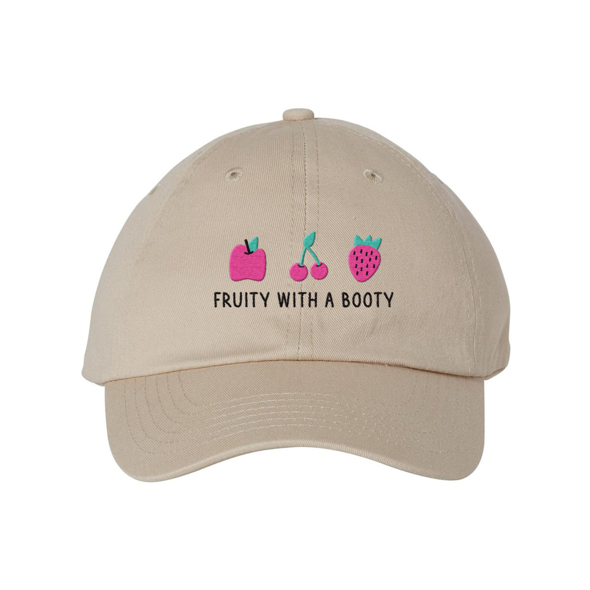 Fruity Booty Embroidered Bio-Washed Classic Dad Hat