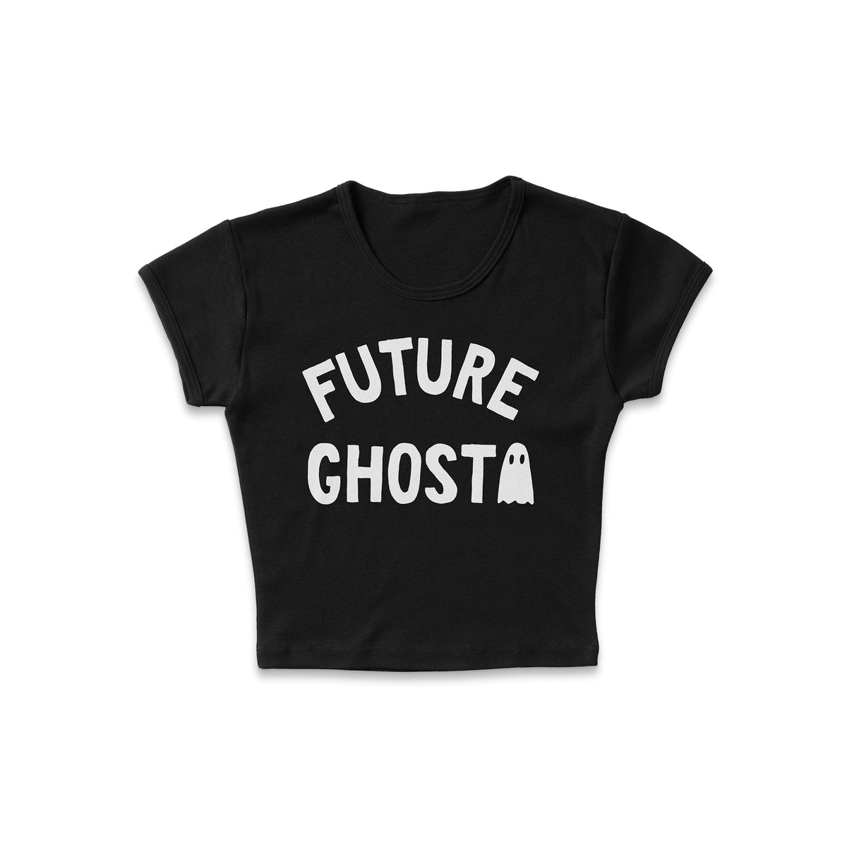 Future Ghost Micro Rib Baby Tee HX