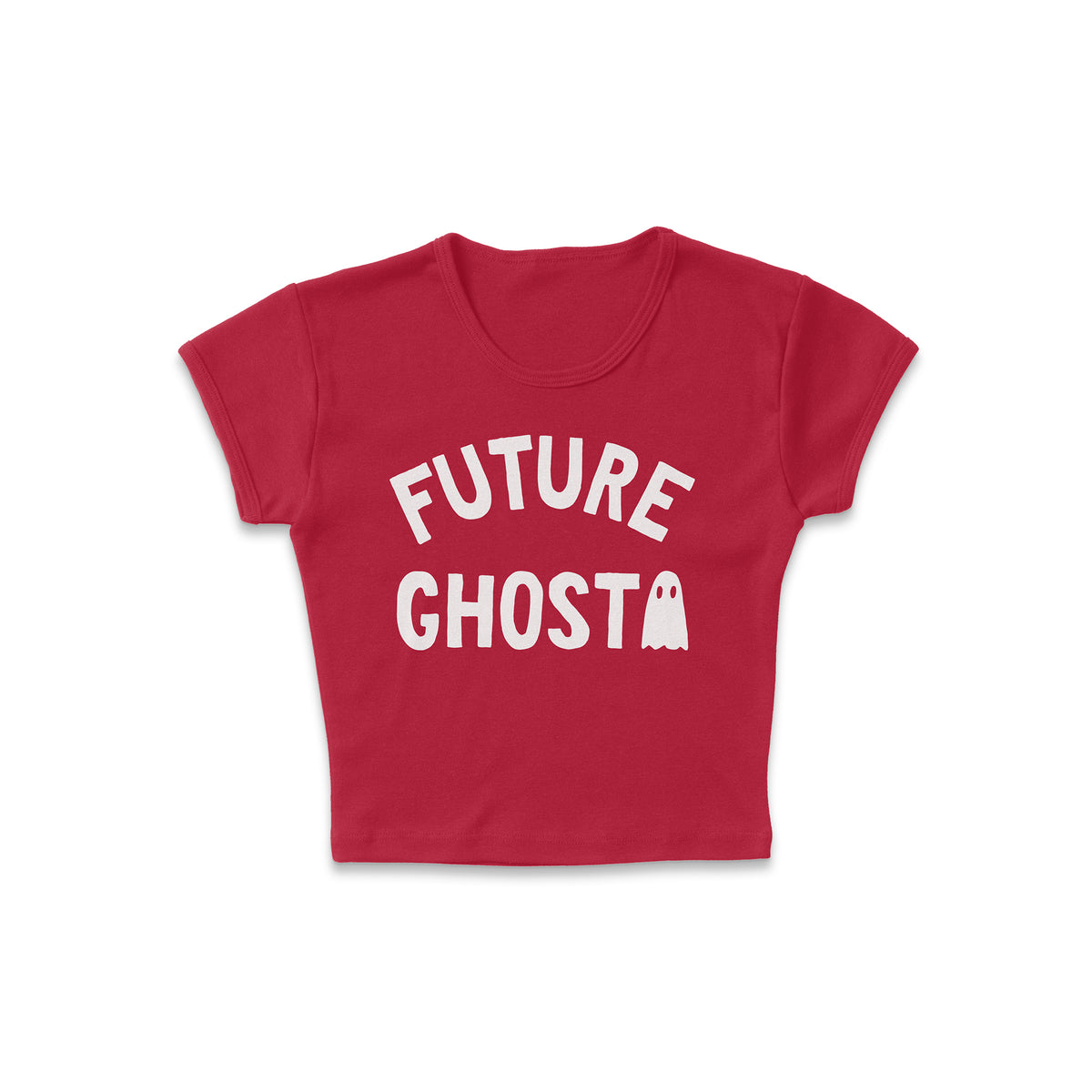 Future Ghost Micro Rib Baby Tee HX