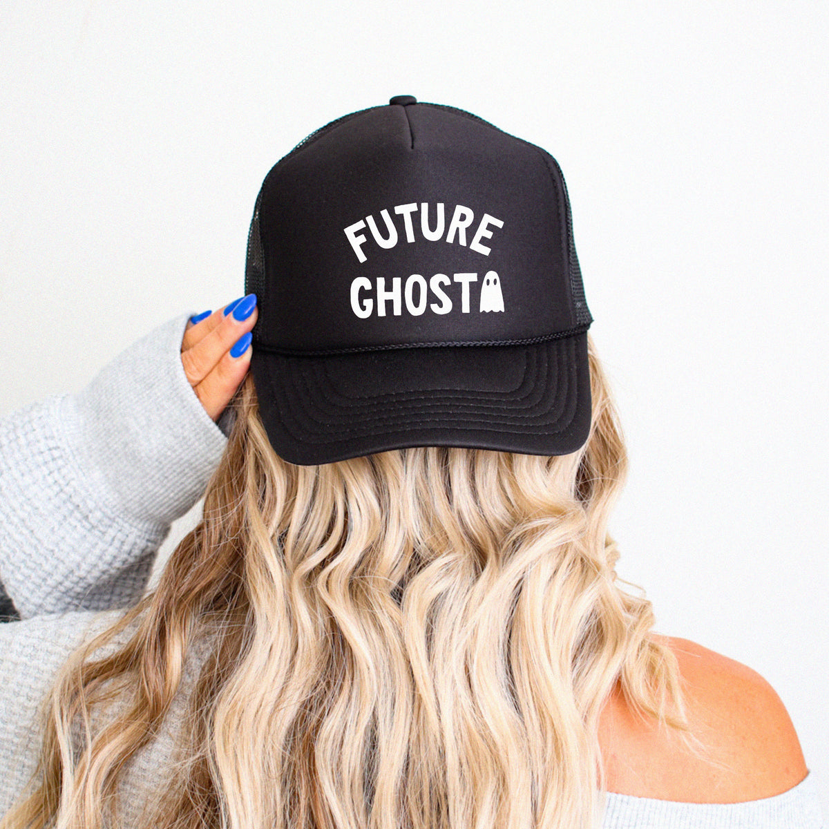 Future Ghost Mesh Back Trucker Hat HX