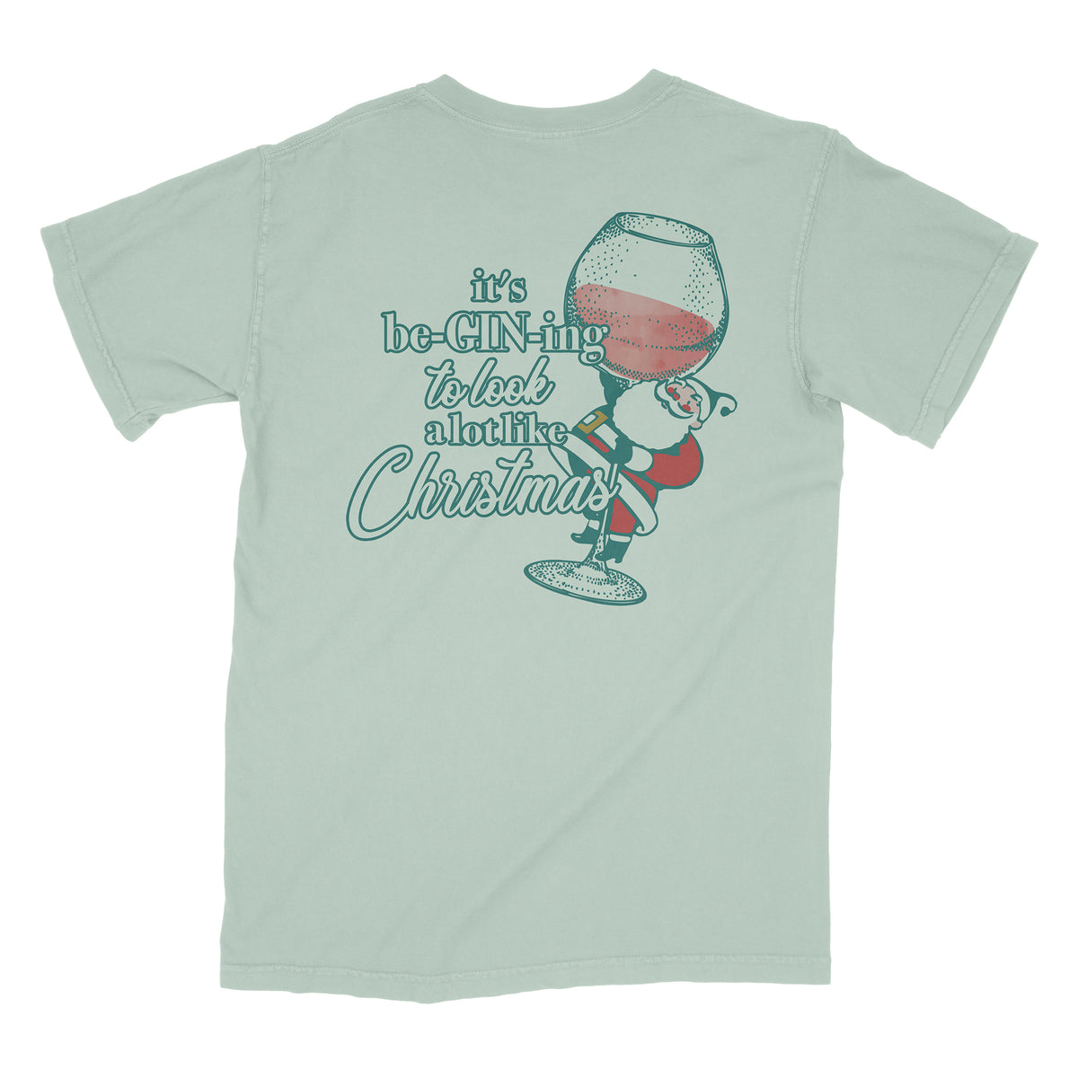 Gin And Christmas Front And Back Shirt
