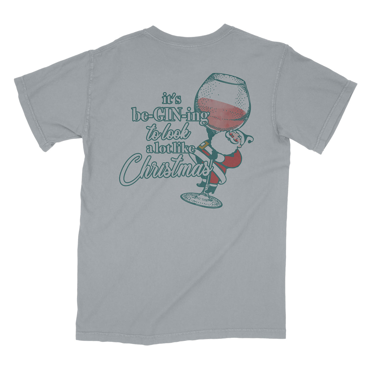 Gin And Christmas Front And Back Shirt