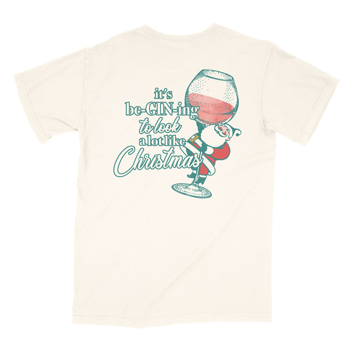 Gin And Christmas Front And Back Shirt