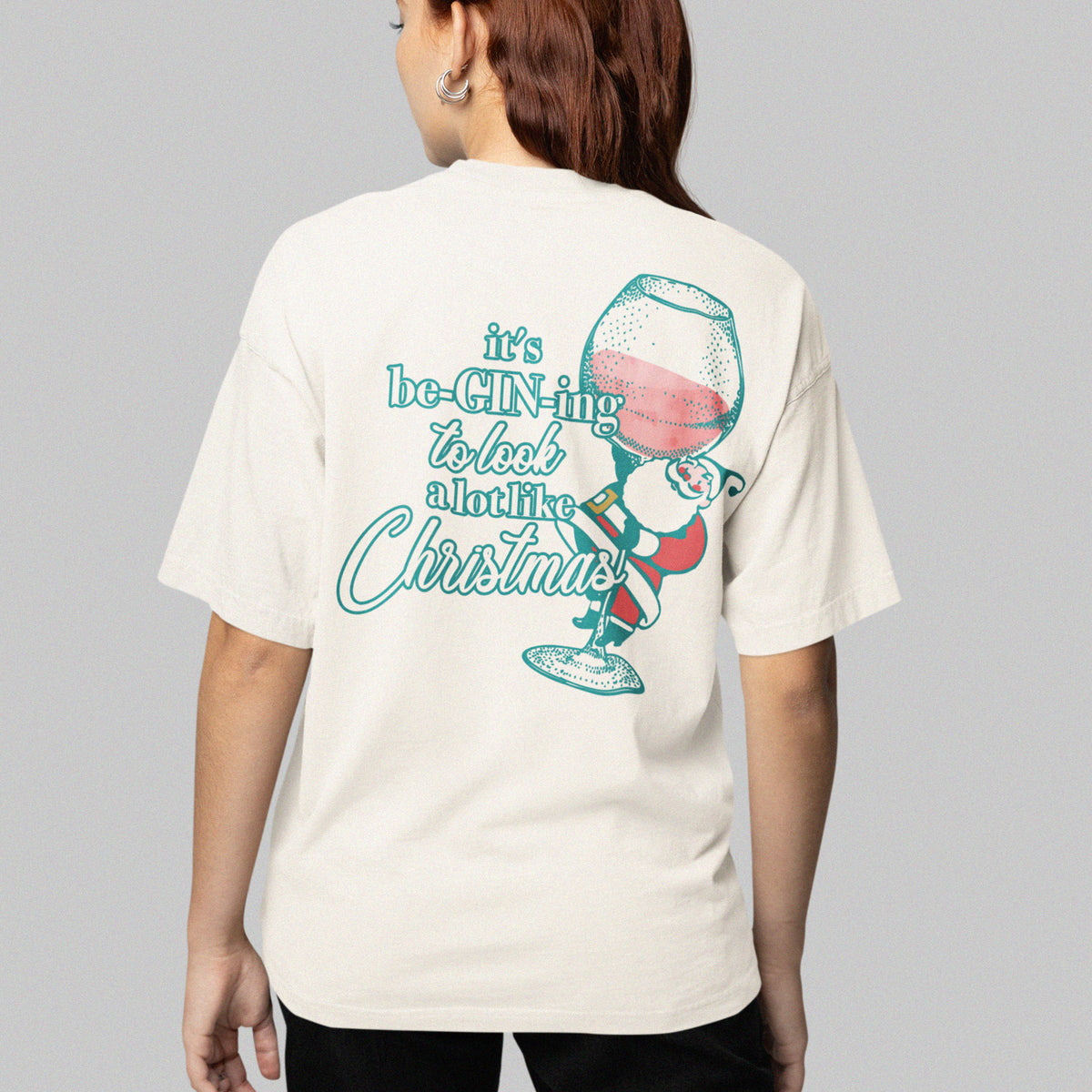 Gin And Christmas Front And Back Shirt