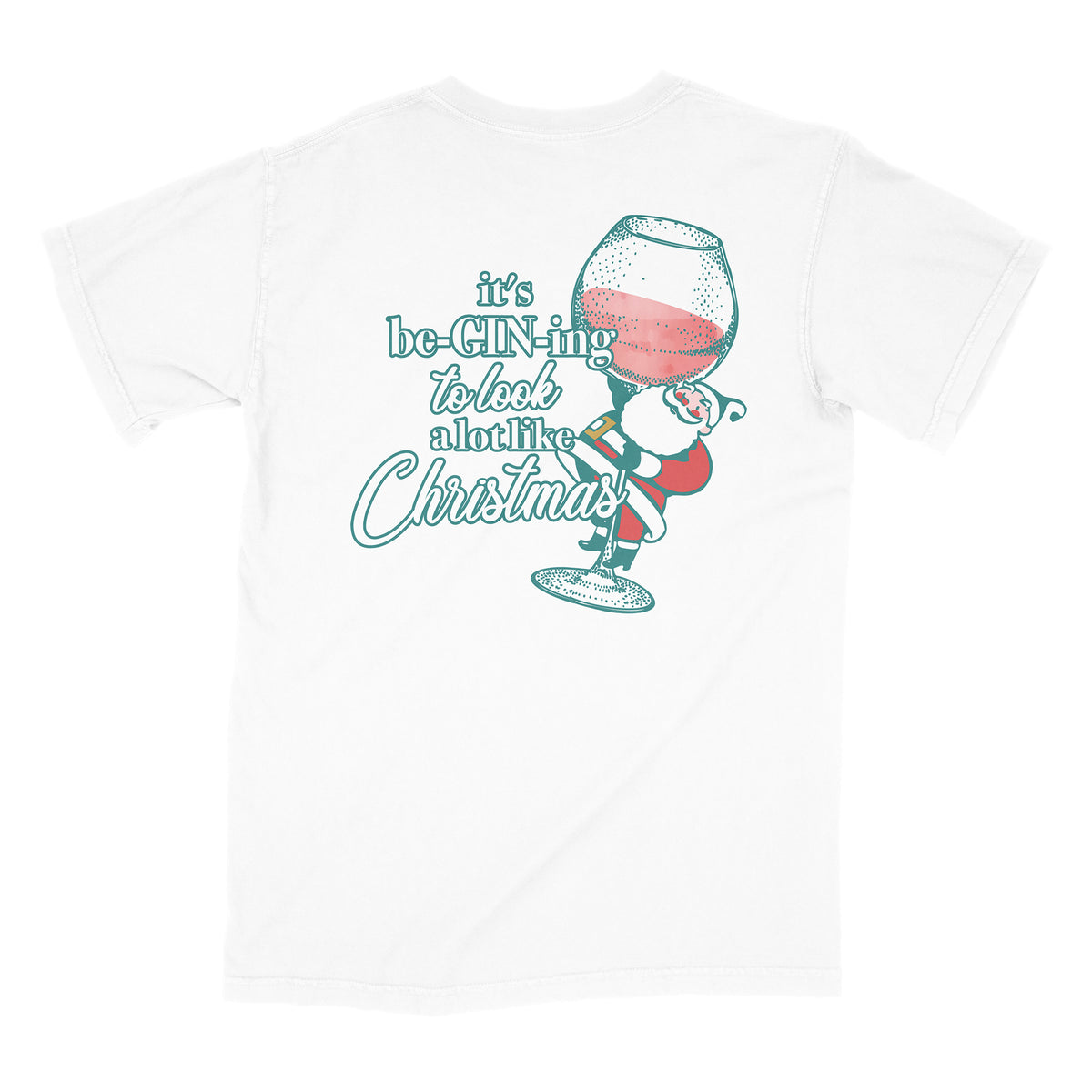 Gin And Christmas Front And Back Shirt