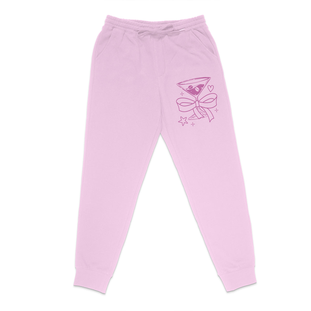 Girlhood Martinis Midweight Sweat Set Fleece Sweatpants