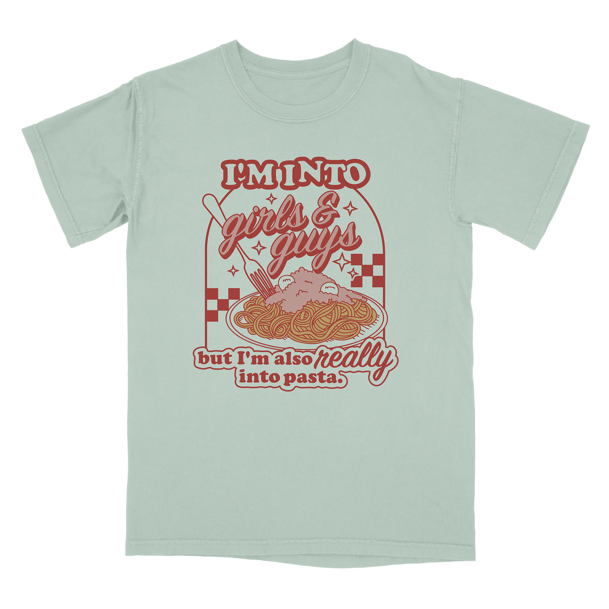 Girls Guys And Pasta Shirt