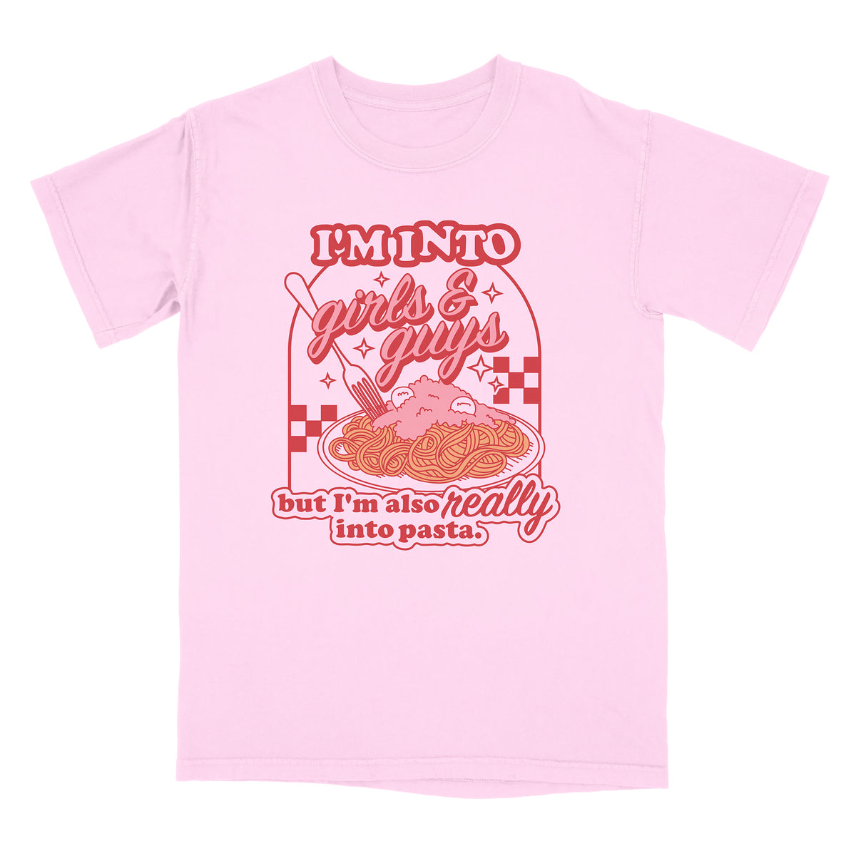 Girls Guys And Pasta Shirt