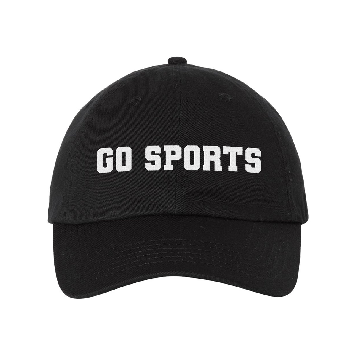 Go Sports Embroidered Bio-Washed Classic Dad Hat