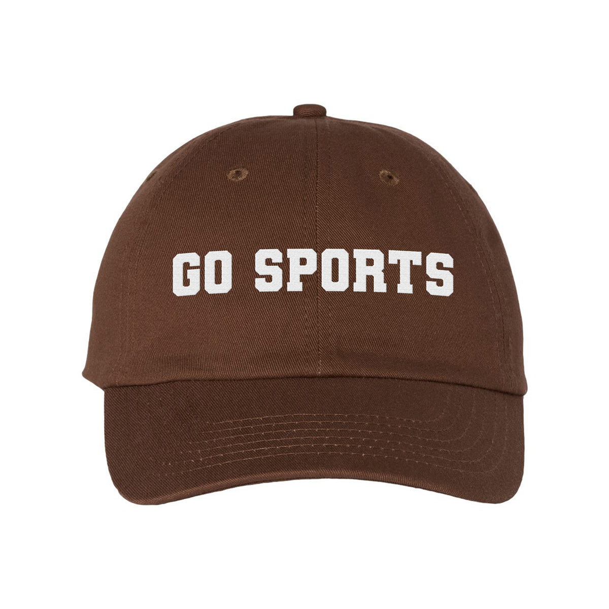 Go Sports Embroidered Bio-Washed Classic Dad Hat