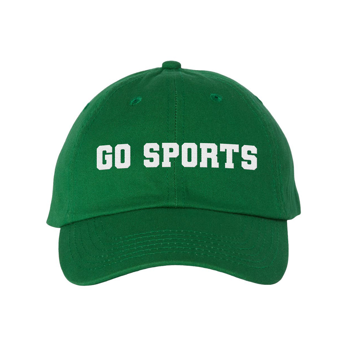 Go Sports Embroidered Bio-Washed Classic Dad Hat