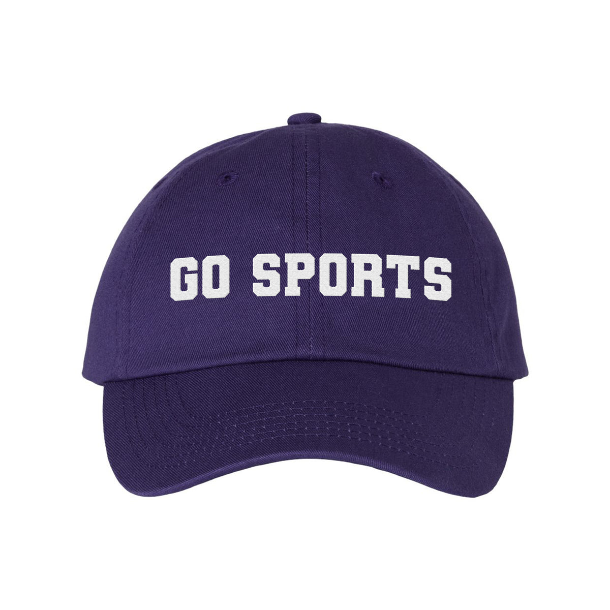 Go Sports Embroidered Bio-Washed Classic Dad Hat