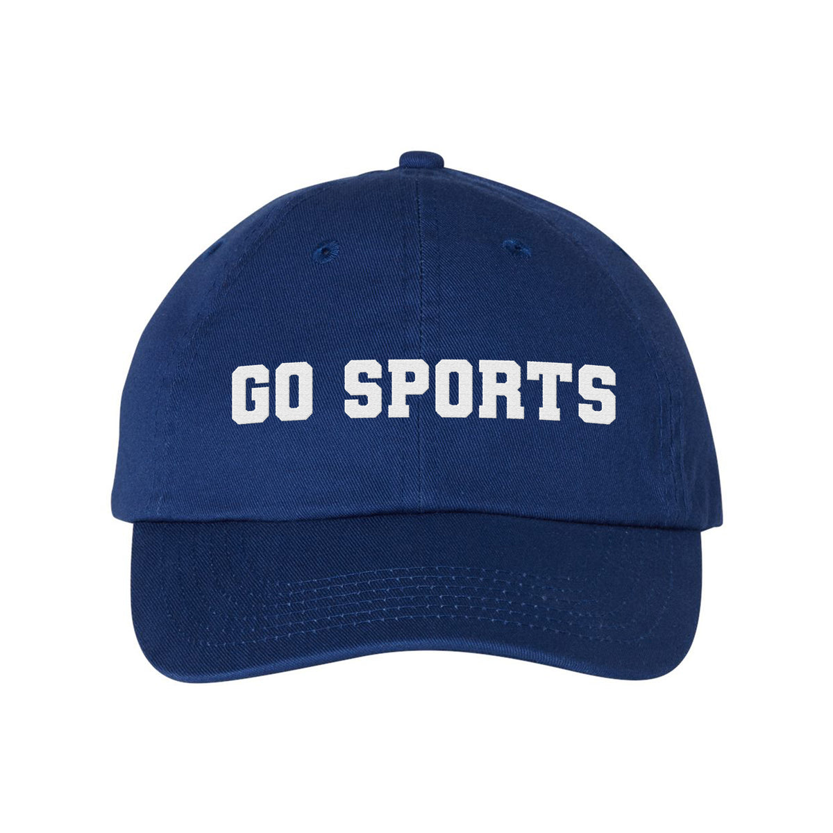 Go Sports Embroidered Bio-Washed Classic Dad Hat