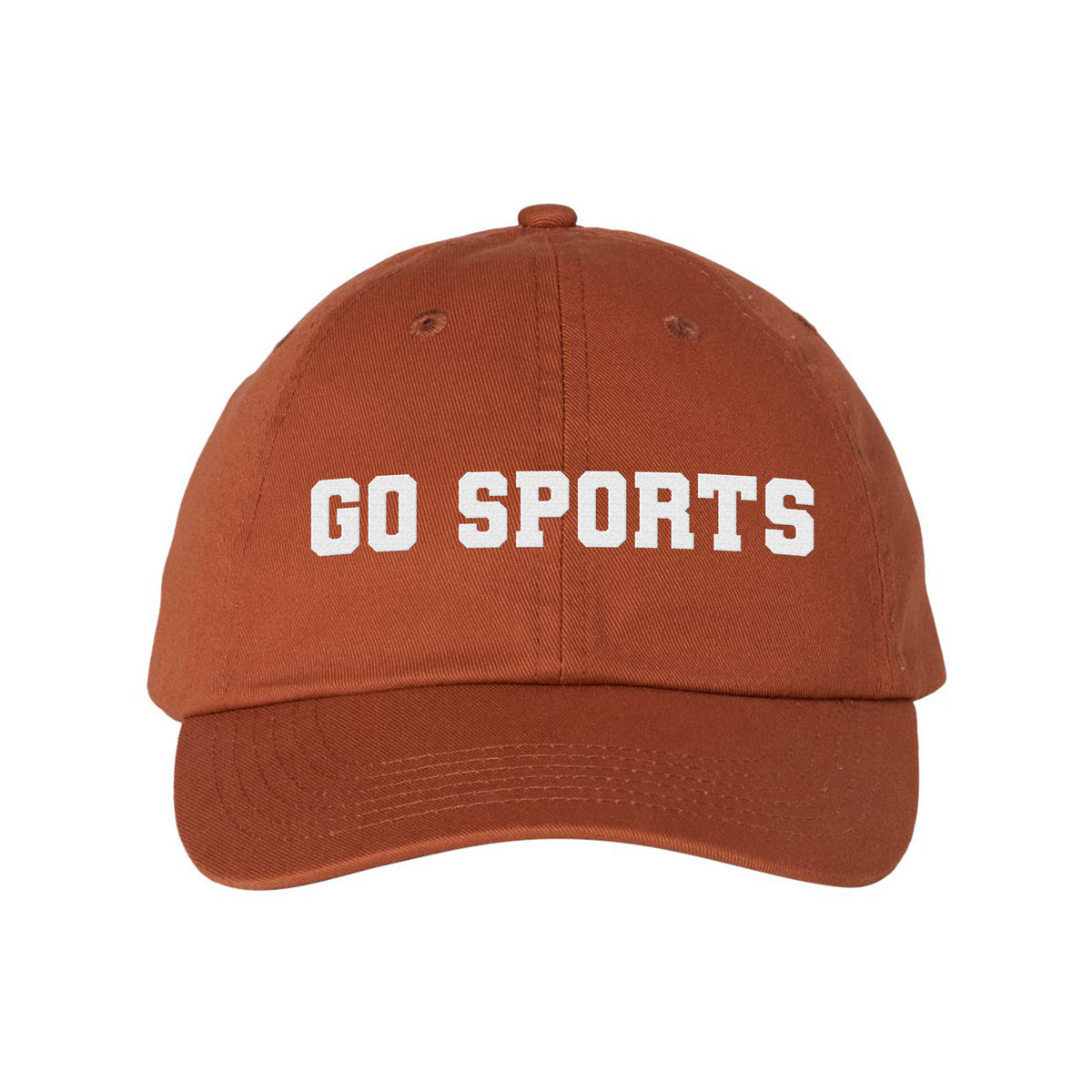 Go Sports Embroidered Bio-Washed Classic Dad Hat
