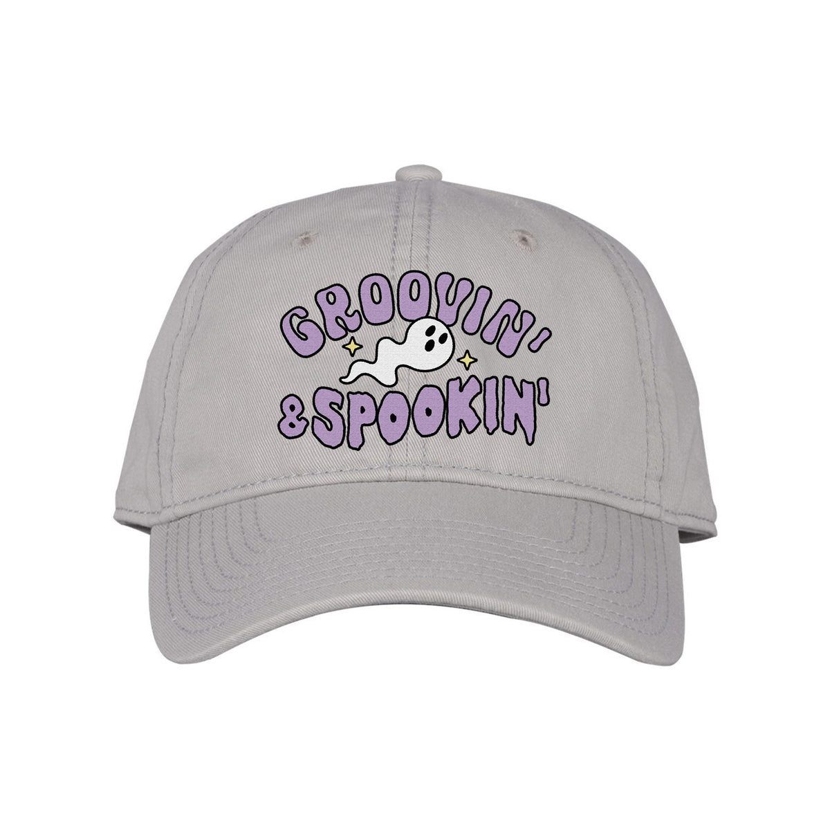 Groovin&#39; and Spookin&#39; Embroidered Classic Twill Cap