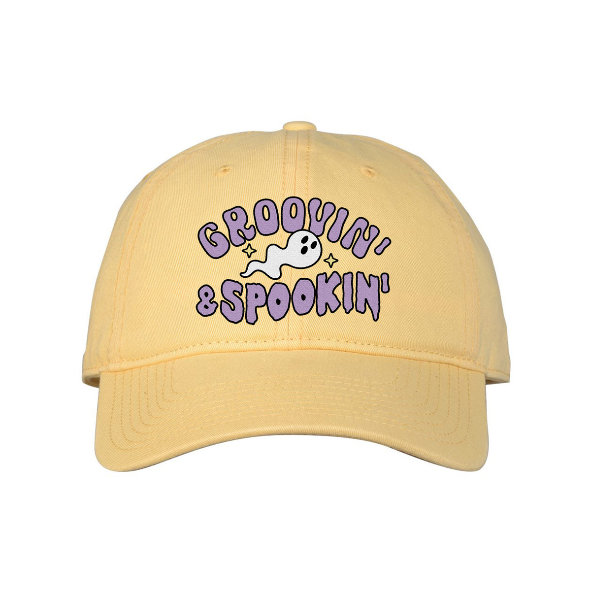 Groovin&#39; and Spookin&#39; Embroidered Classic Twill Cap
