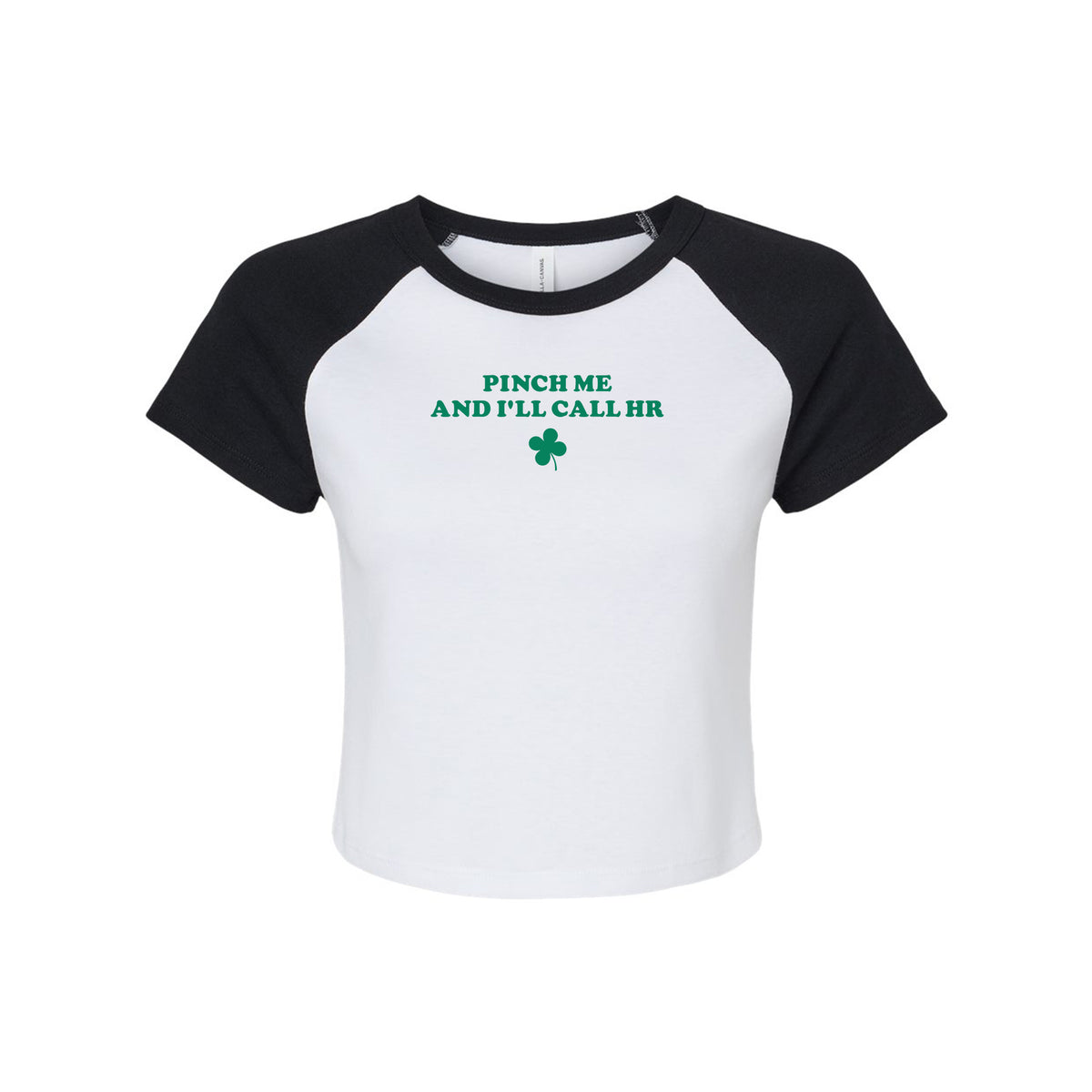 HR Pinches Micro Rib Raglan Baby Tee
