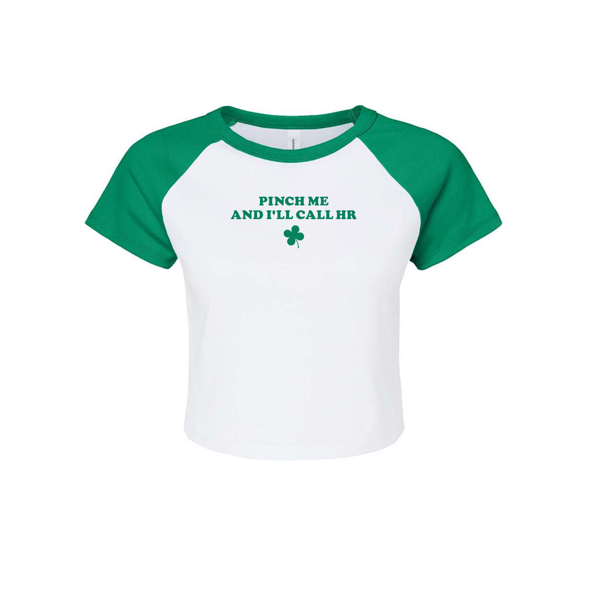 HR Pinches Micro Rib Raglan Baby Tee